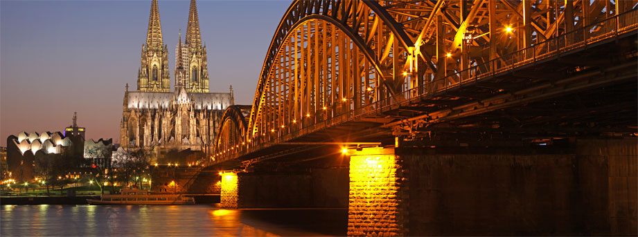 Duitse Rijn, zicht op de Dom van Keulen